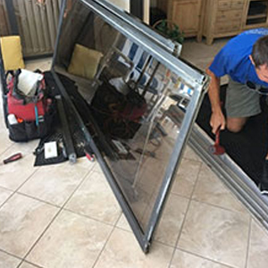 sliding glass door frame repair Paso Robles